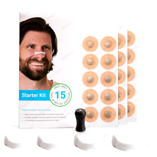 Sport Nasal Dilator Sleep Nasal Breathing Dilators Starter Kit Nose Breathe Strips Magnetic Nasal Strips Reduce Snoring