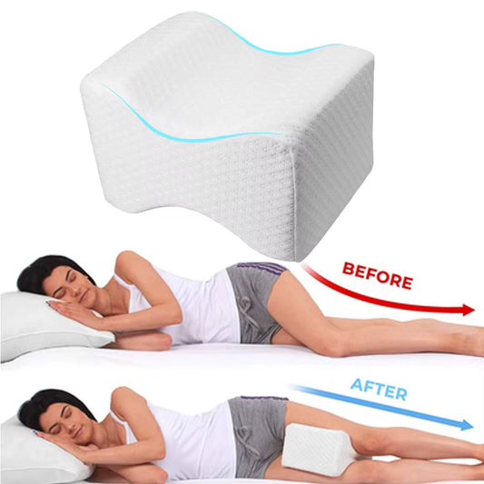 Memory Foam Knee Pillow Home Textile Supplies Back Support for Side Sleepers